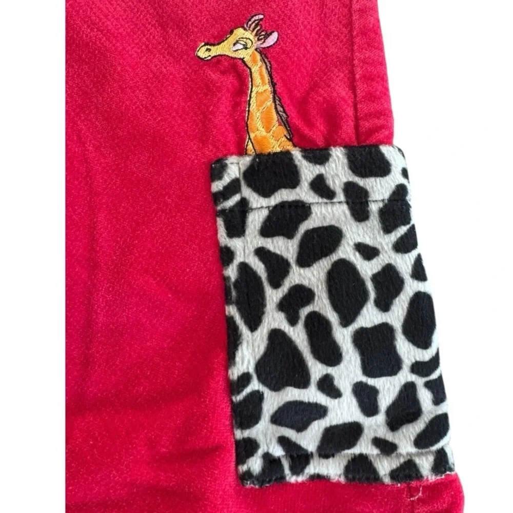 Y2K Minnie Mouse Red Safari Dress & Turtleneck Bodysuit - Picture 3 of 8